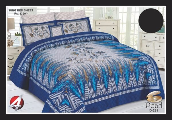 Luxury King Size Cotton Bedsheet Sets