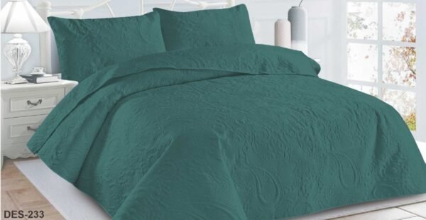 Luxury bed spread 100% Egyptian cotton 3 piece Article 10
