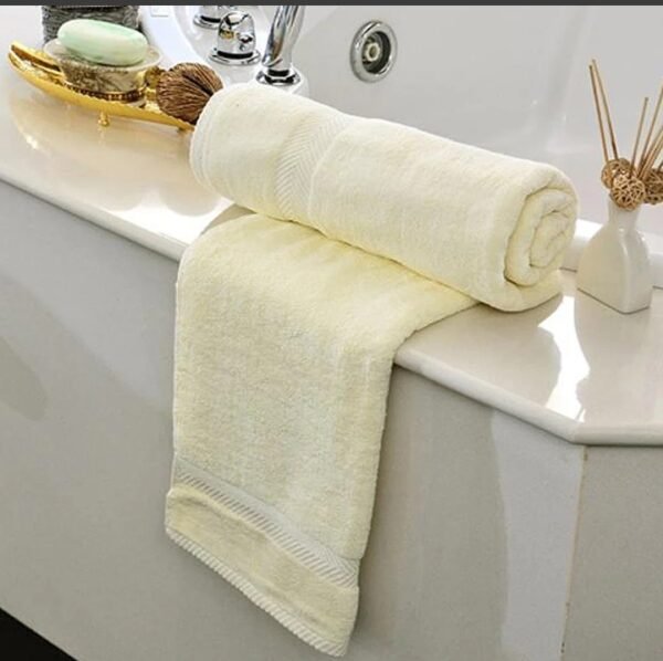 Export Quality 100% Premium Soft Cotton 1-Pcs Towel Set Gift Pack Article 3