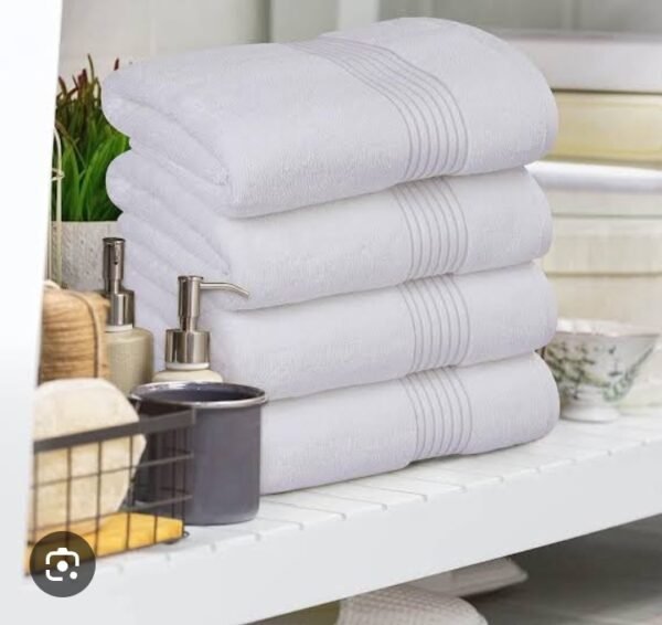 Export Quality 100% Premium Soft Cotton 4-Pcs Towel Set Gift Pack Article 6