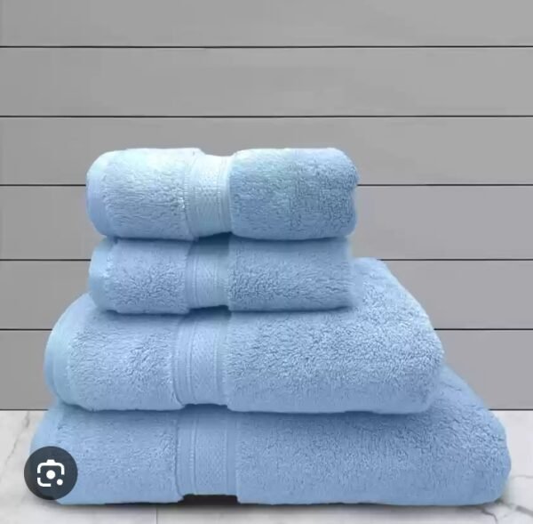 Export Quality 100% Premium Soft Cotton 4-Pcs Towel Set Gift Pack Article 8