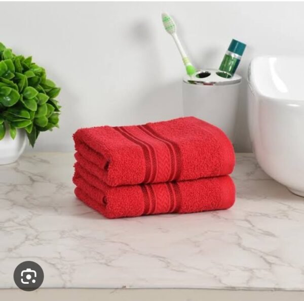 Export Quality 100% Premium Soft Cotton 2-Pcs Towel Set Gift Pack Article 2