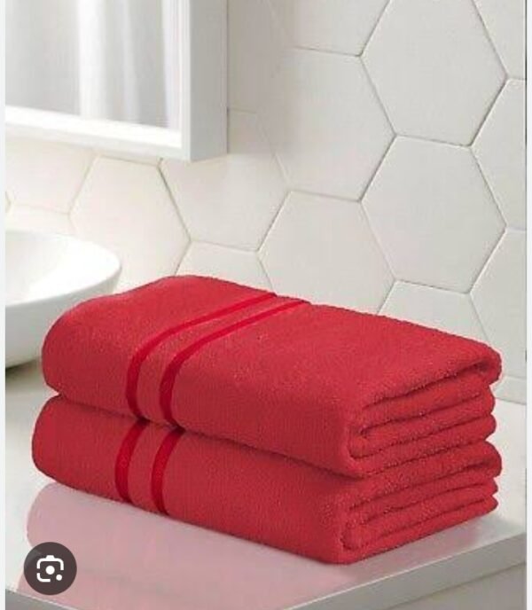 Export Quality 100% Premium Soft Cotton 2-Pcs Towel Set Gift Pack Article 5