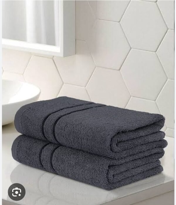 Export Quality 100% Premium Soft Cotton 2-Pcs Towel Set Gift Pack Article 4
