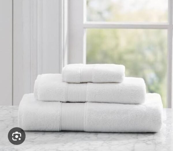 Export Quality 100% Premium Soft Cotton 3-Pcs Towel Set Gift Pack Article 4