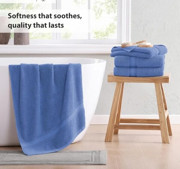 Export Quality 100% Premium Soft Cotton 3-Pcs Towel Set Gift Pack Article 6