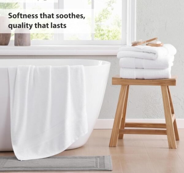 Export Quality 100% Premium Soft Cotton 3-Pcs Towel Set Gift Pack Article 9